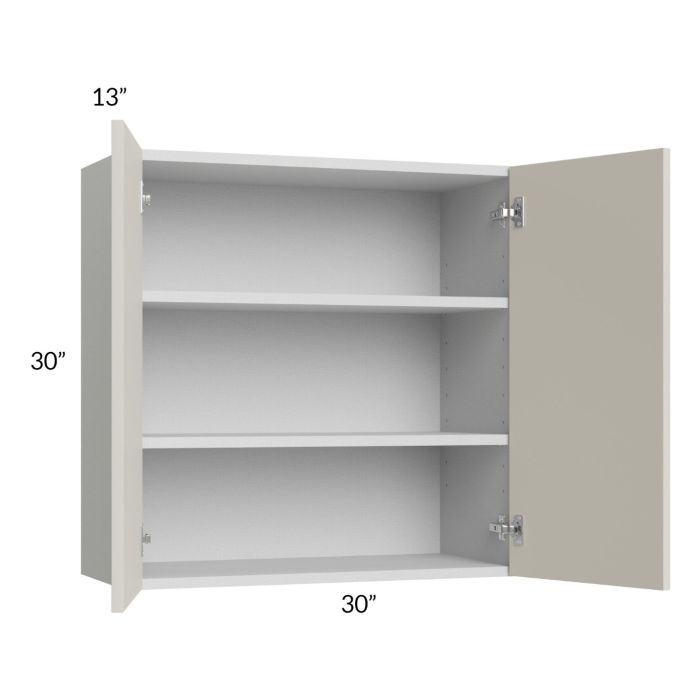 Milan Beige Matte 30x30 Wall Cabinet