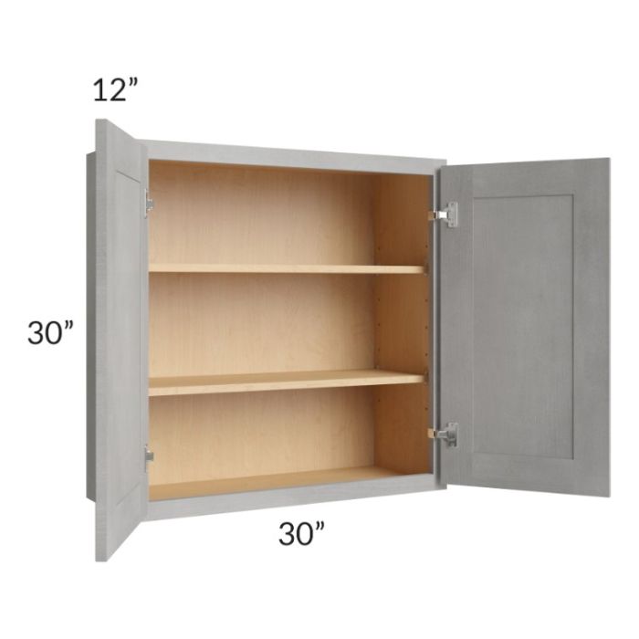 Gramercy Grey Mist 30x30 Wall Cabinet