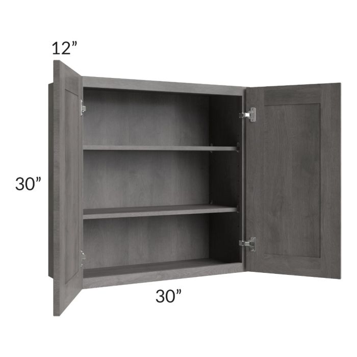 Providence Slate Grey 30x30 Wall Cabinet 