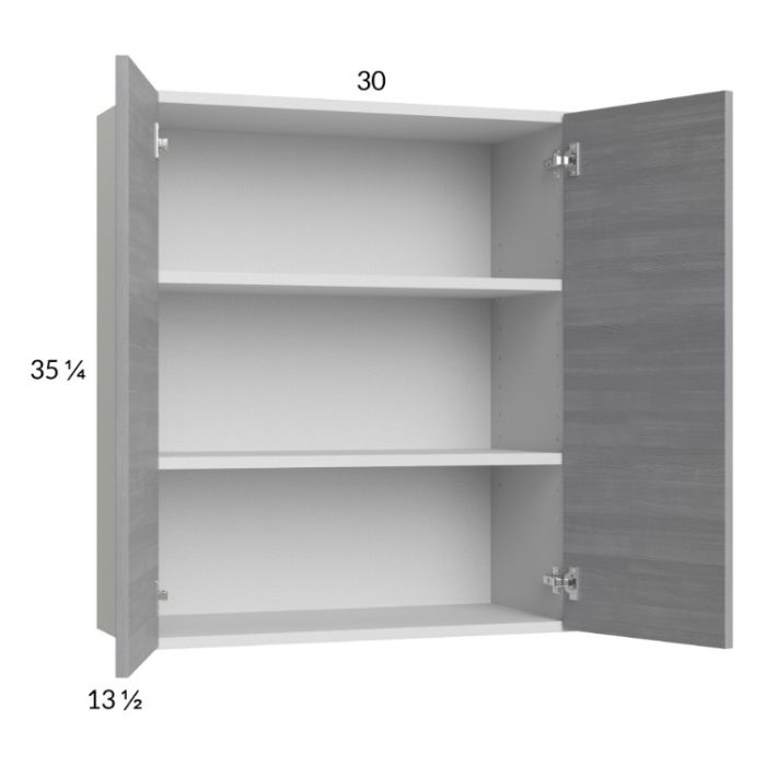 Euro Grey 30x35-1/4 Wall Cabinet