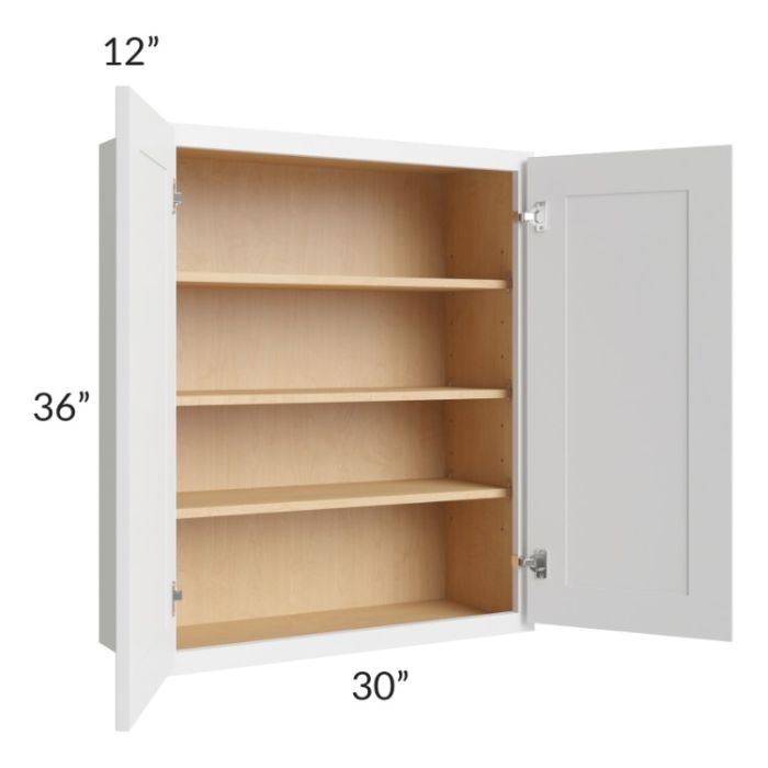 Stratus White 30x36 Wall Cabinet