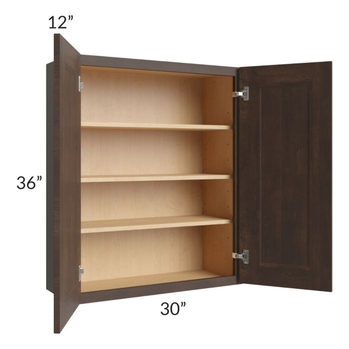 Tuscan Kona Brown 30x36 Wall Cabinet