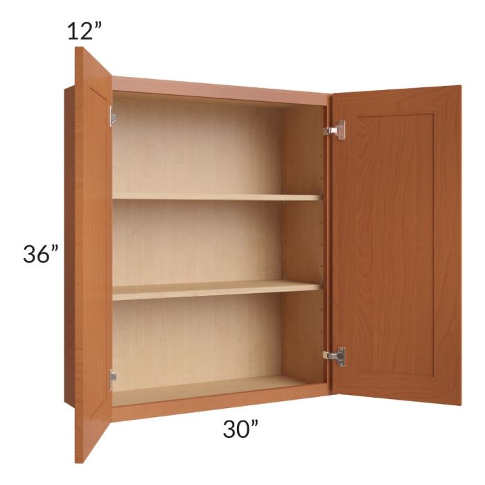 Lexington Cinnamon Glaze 30x36 Wall Cabinet