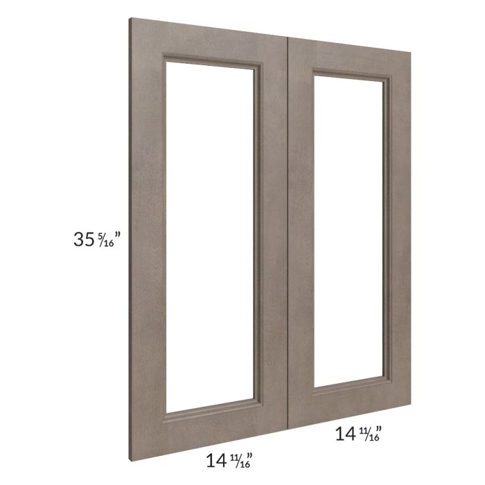 Providence Natural Grey 30x36 Glass Door Only with Glass Included