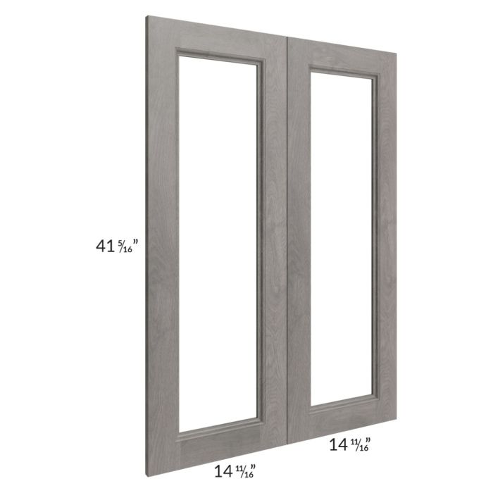 Providence Slate Grey 30x42 Glass Door Only with Glass Included
