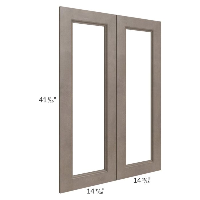 Providence Natural Grey 30x42 Glass Door Only with Glass Included