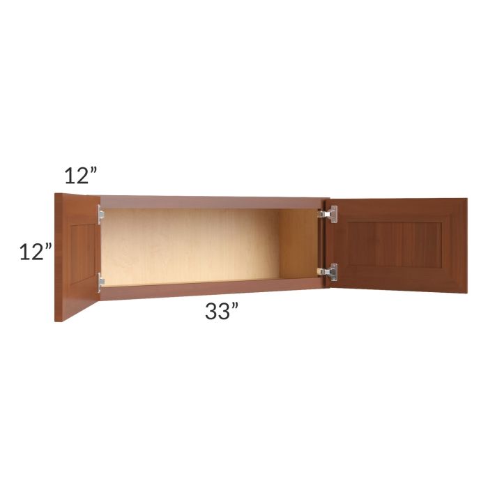 Phoenix Caramel Glaze 33x12 Wall Cabinet
