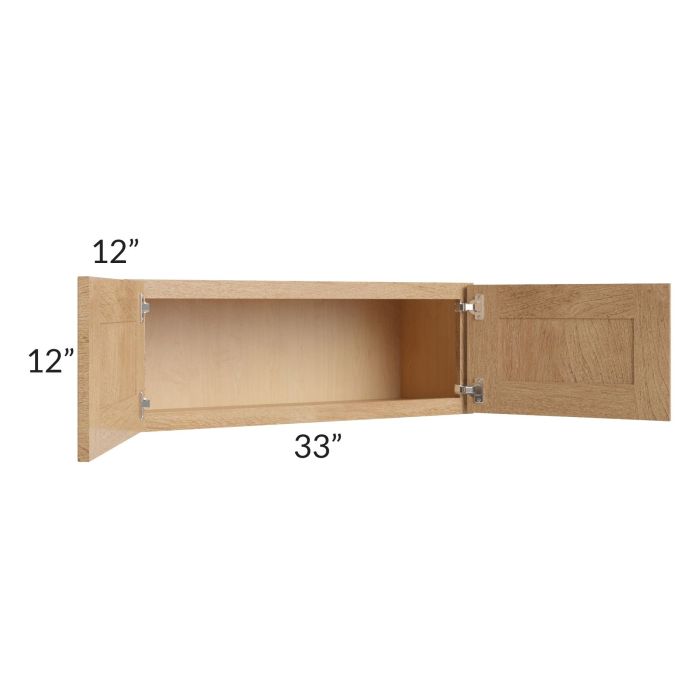 Midtown Timber Shaker 33x12 Wall Cabinet