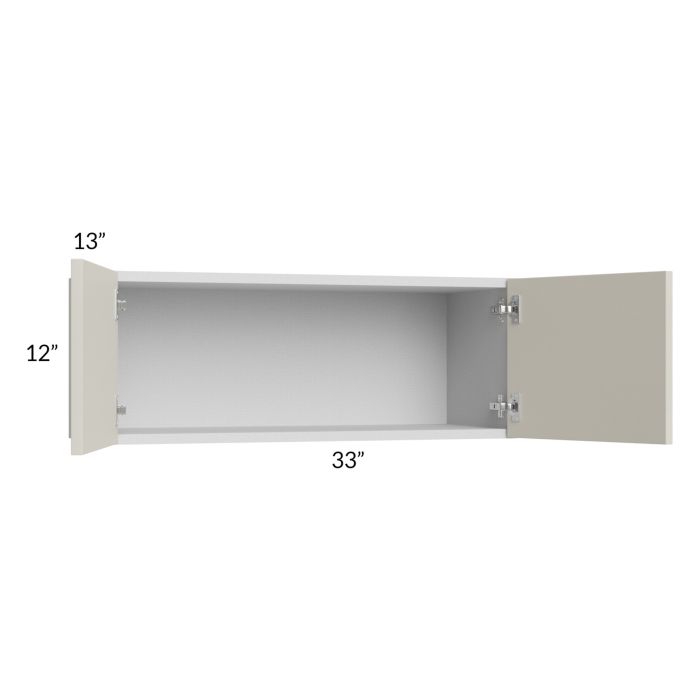 Milan Beige Matte 33x12 Wall Cabinet