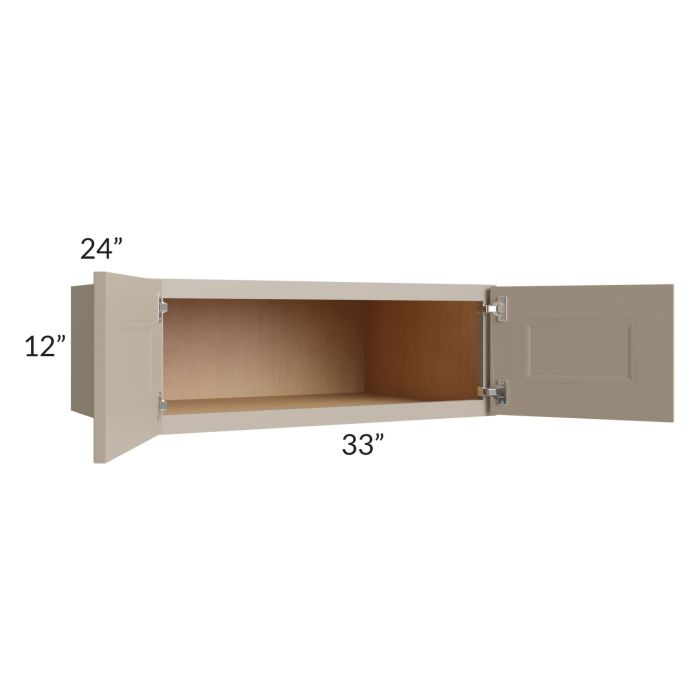 Tuscan Oyster 33x12x24 Wall Cabinet