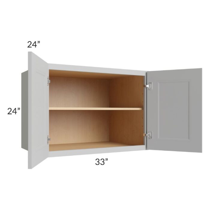 Tuscan Painted Grey 33x24x24 Wall Cabinet