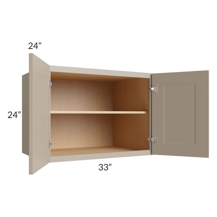 Tuscan Oyster 33x24x24 Wall Cabinet
