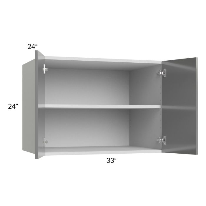 Milan Grey Gloss 33x24x24 Wall Cabinet