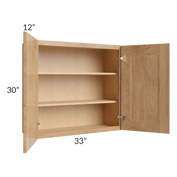 Tuscan Timber 33x30 Wall Cabinet