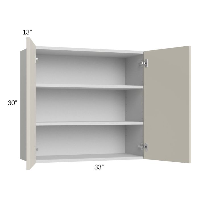 Milan Beige Matte 33x30 Wall Cabinet