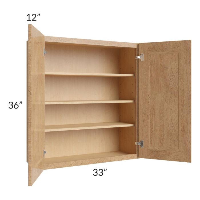 Tuscan Timber 33x36 Wall Cabinet