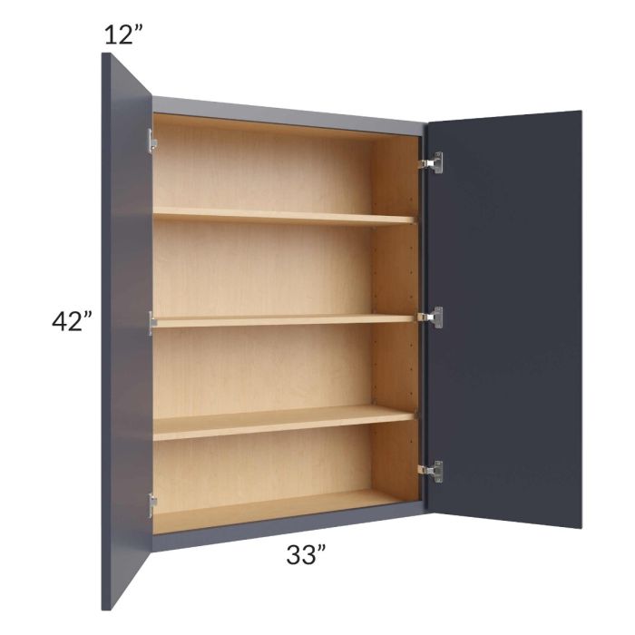 Vienna Indigo 33x42 Wall Cabinet