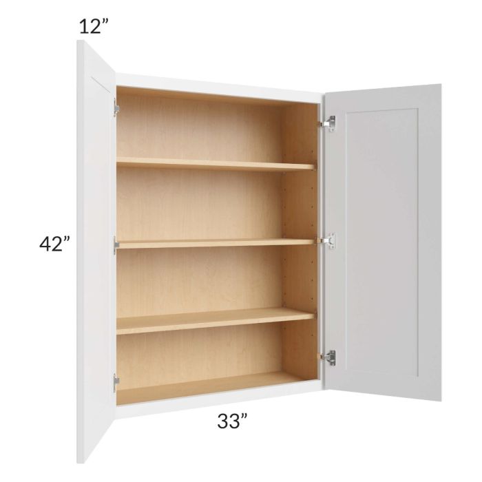 Bayville White 33x42 Wall Cabinet