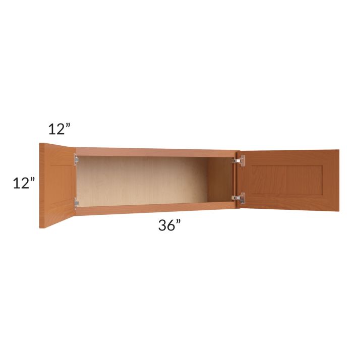 Lexington Cinnamon Glaze 36x12 Wall Cabinet