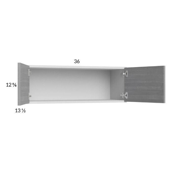 Euro Grey 36x12-5/8 Wall Cabinet