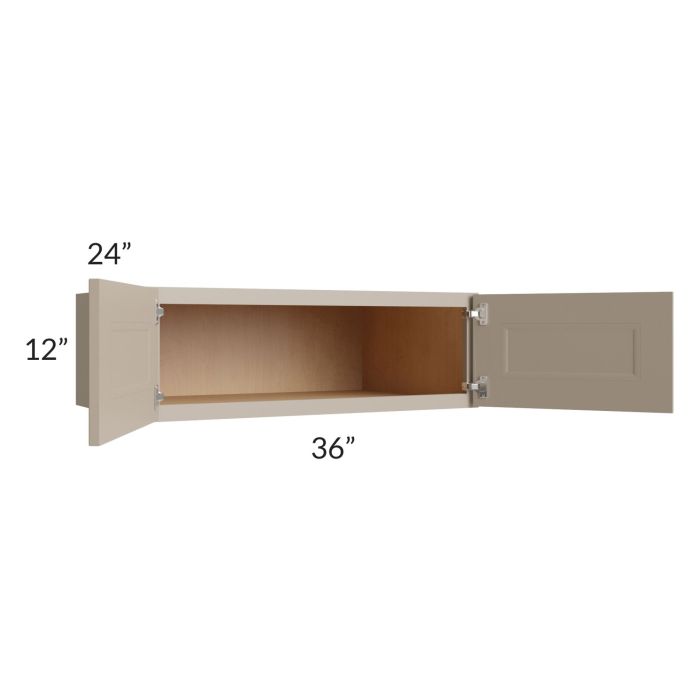 Tuscan Oyster 36x12x24 Wall Cabinet