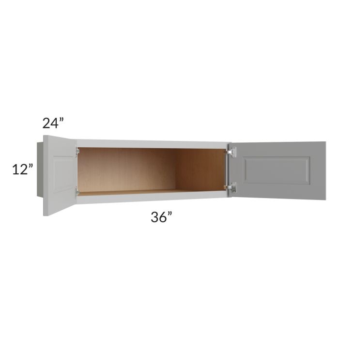 Charlotte Grey 36x12x24 Wall Cabinet