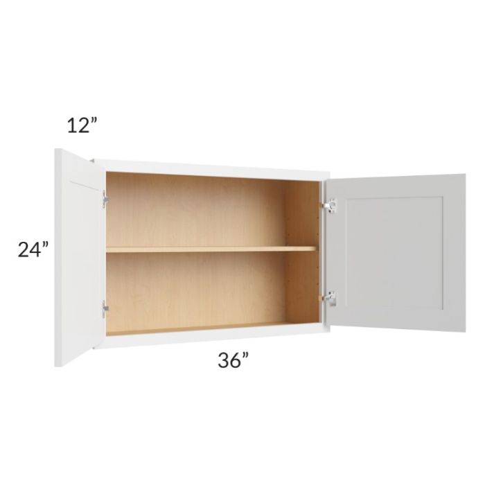 Stratus White 36x24 Wall Cabinet