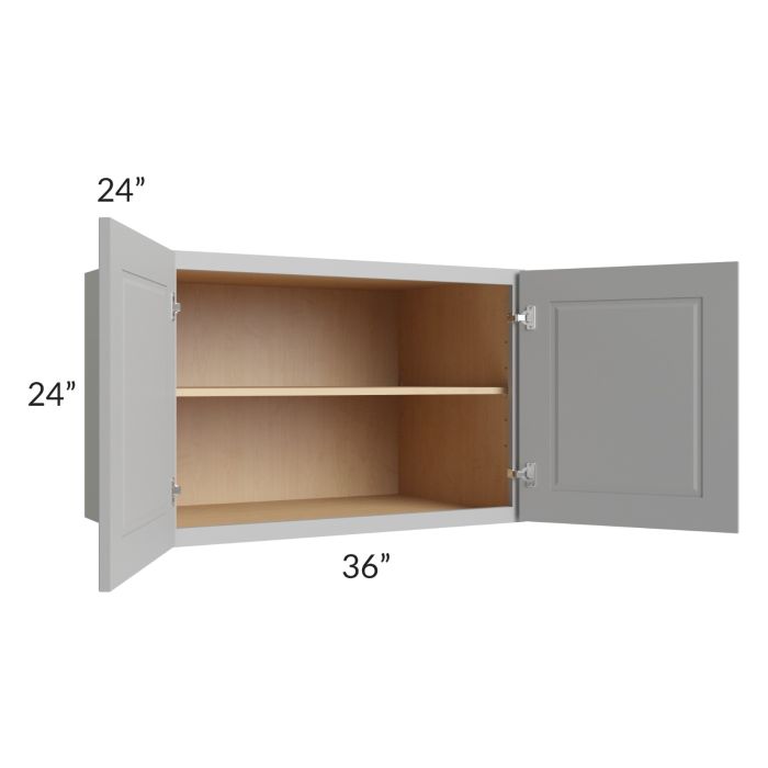 Charlotte Grey 36x24x24 Wall Cabinet