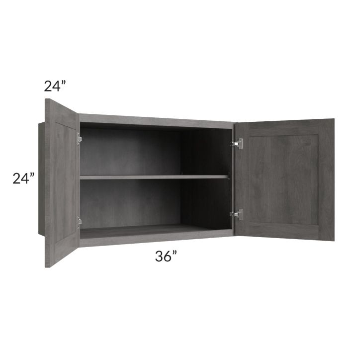 Providence Slate Grey 36x24x24 Wall Cabinet