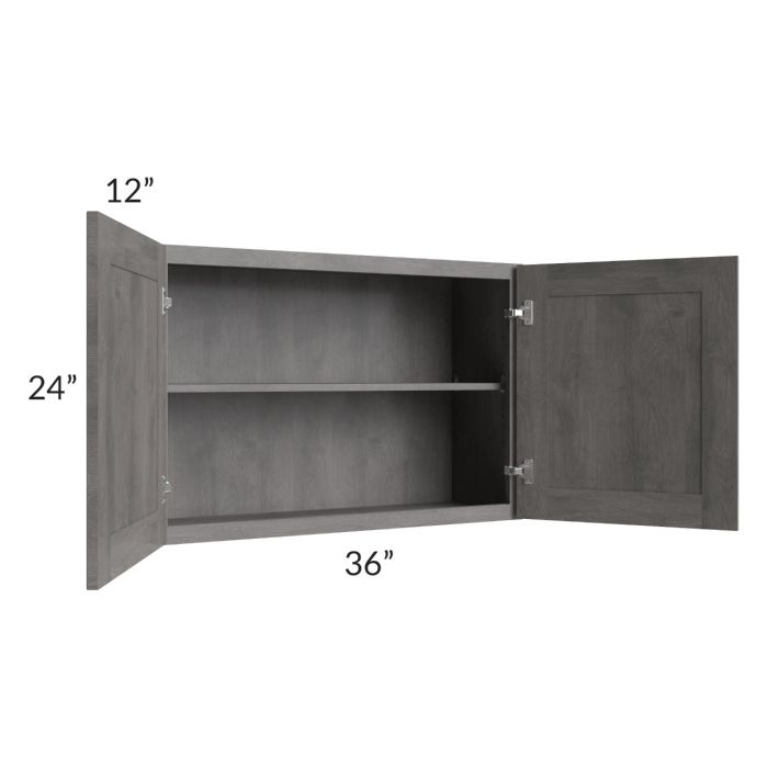 Providence Slate Grey 36x24 Wall Cabinet