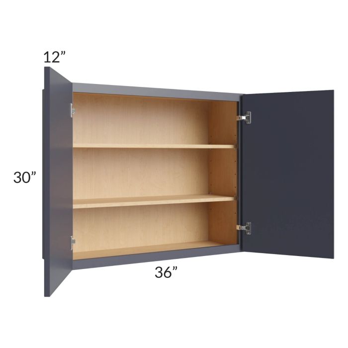 Vienna Indigo 36x30 Wall Cabinet