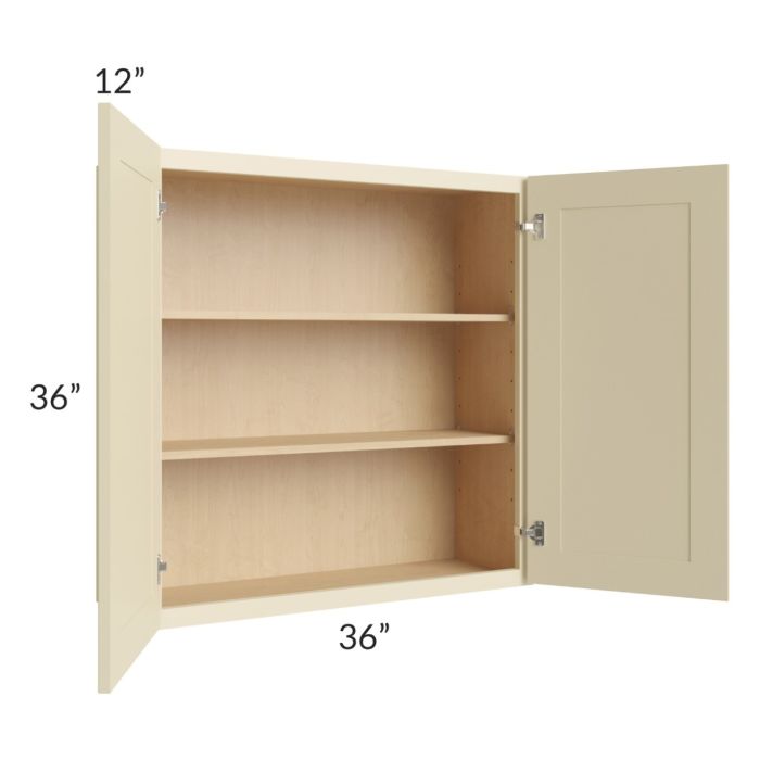 Casselton Ivory 36x36 Wall Cabinet