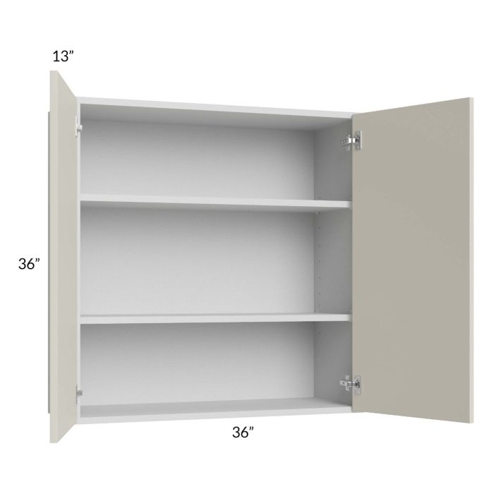Milan Beige Matte 36x36 Wall Cabinet