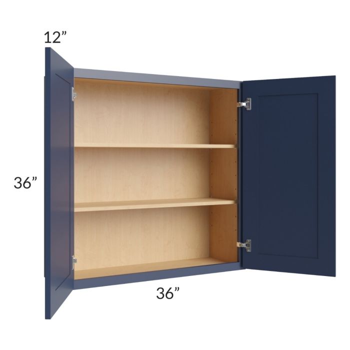 Bayville Blue 36x36 Wall Cabinet