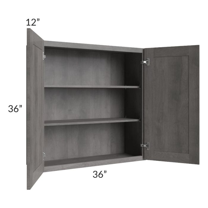 Providence Slate Grey 36x36 Wall Cabinet 