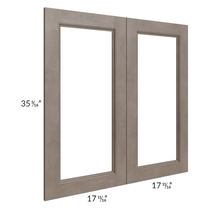 Providence Natural Grey 36x36 Glass Door Only with Glass Included