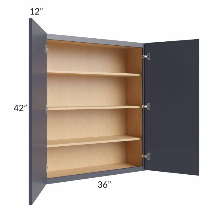 Vienna Indigo 36x42 Wall Cabinet