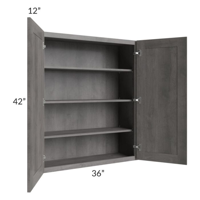 Providence Slate Grey 36x42 Wall Cabinet