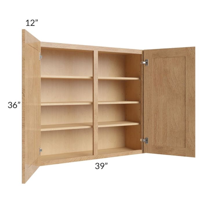 Midtown Timber Shaker 39x36 Wall Cabinet