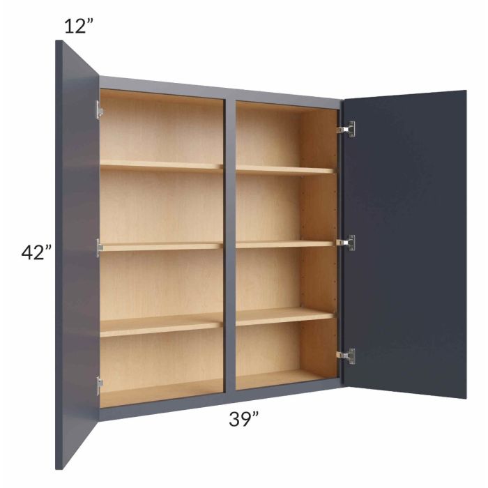 Vienna Indigo 39x42 Wall Cabinet