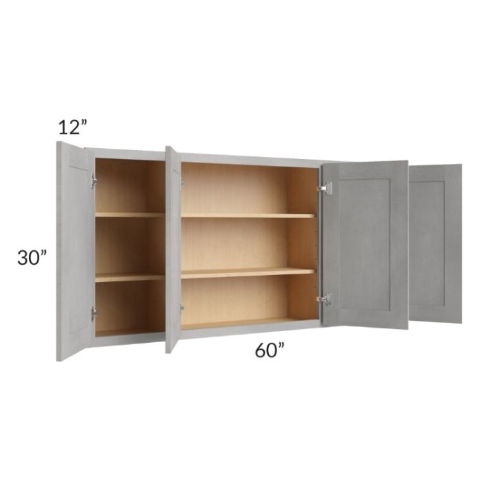 Gramercy Grey Mist 60x30 Wall Cabinet