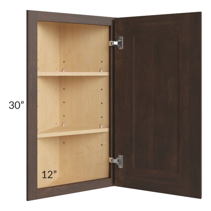 Tuscan Kona Brown 12x30 Wall End Cabinet