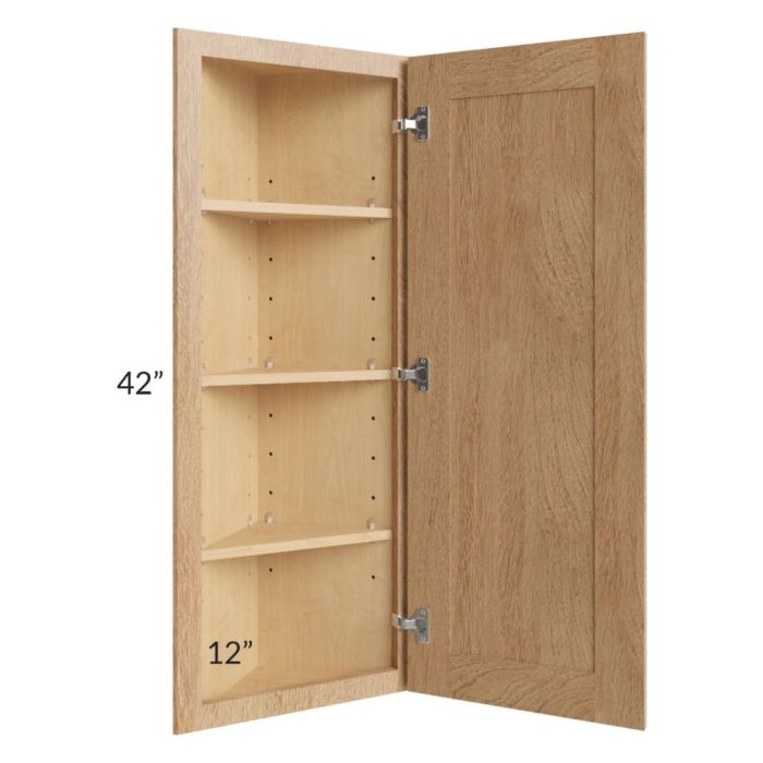 Midtown Timber Shaker 12x42 Wall End Cabinet