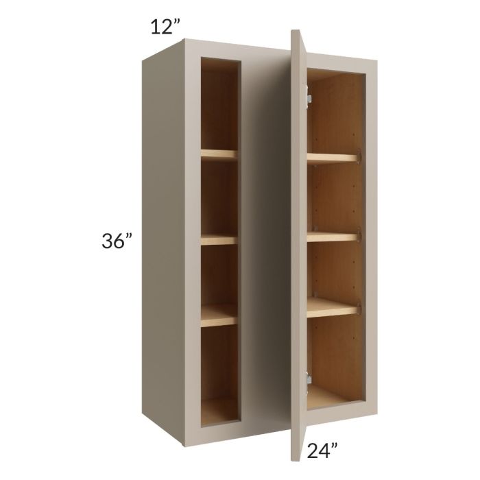 Tuscan Oyster 24x36 Blind Corner Wall Cabinet
