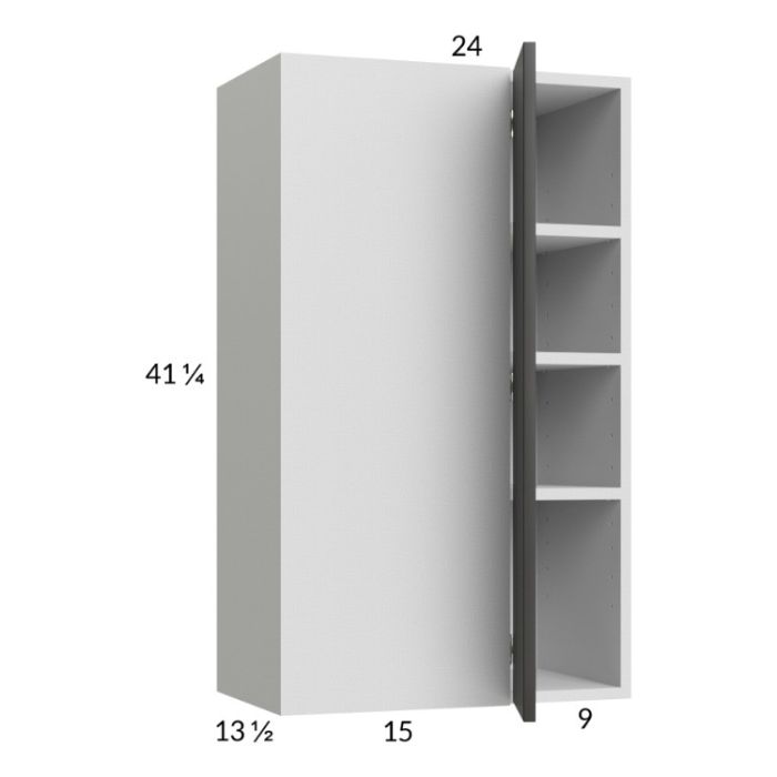 Euro Cafe 24x40-1/4 Blind Corner Wall Cabinet