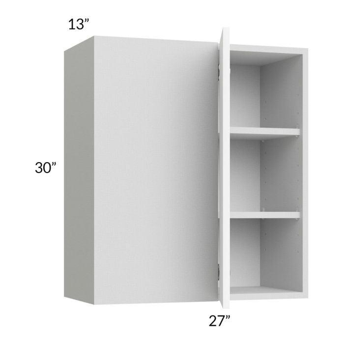 Milan White Matte 27x30 Blind Corner Wall Cabinet