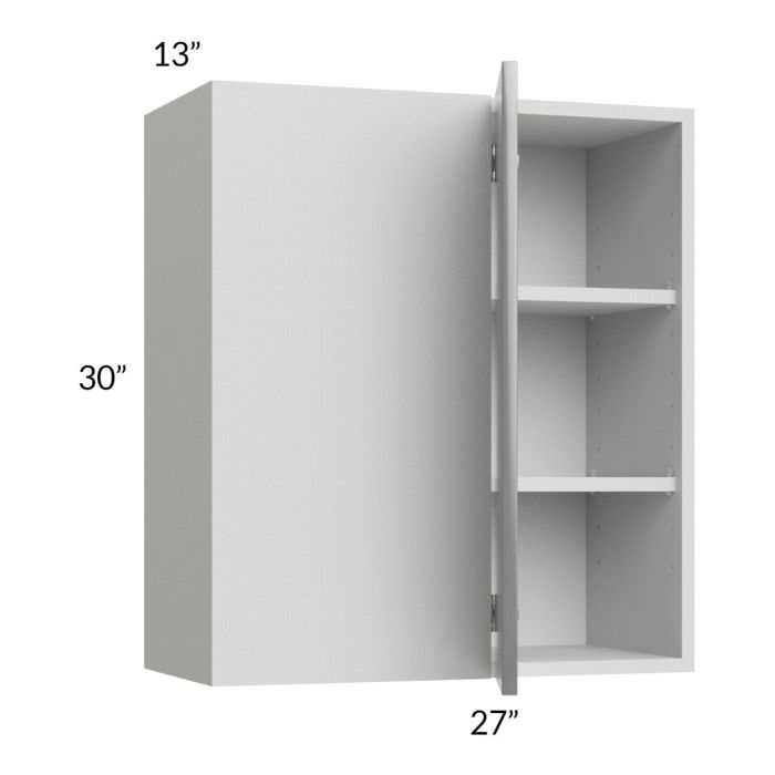 Milan Grey Gloss 27x30 Blind Corner Wall Cabinet