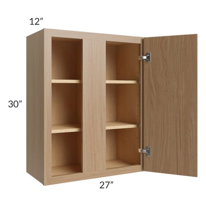 Township Rift Oak 27x30 Wall Blind Cabinet