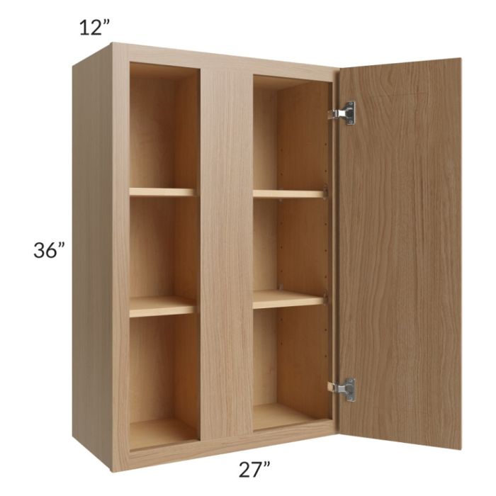 Township Rift Oak 27x36 Wall Blind Cabinet
