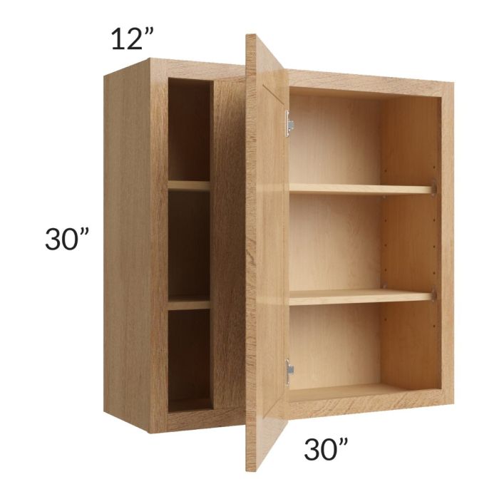 Tuscan Timber 30x30 Blind Corner Wall Cabinet